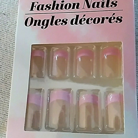 0 Other - Custom Pink French manicure nails